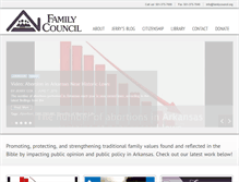 Tablet Screenshot of familycouncil.org